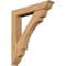 Ekena Millwork Olympic Traditional Smooth Bracket w/ Offset Brace, Western Red Cedar, 7 1/2"W x 42"D x 48"H BKT0806X42X48OLY01SWR - alternate 1